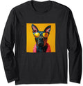 Doberman Sunglasses Retro Colorful Merch