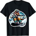 Dinosaur Snowboarding Dino Rex Snowboard Merch