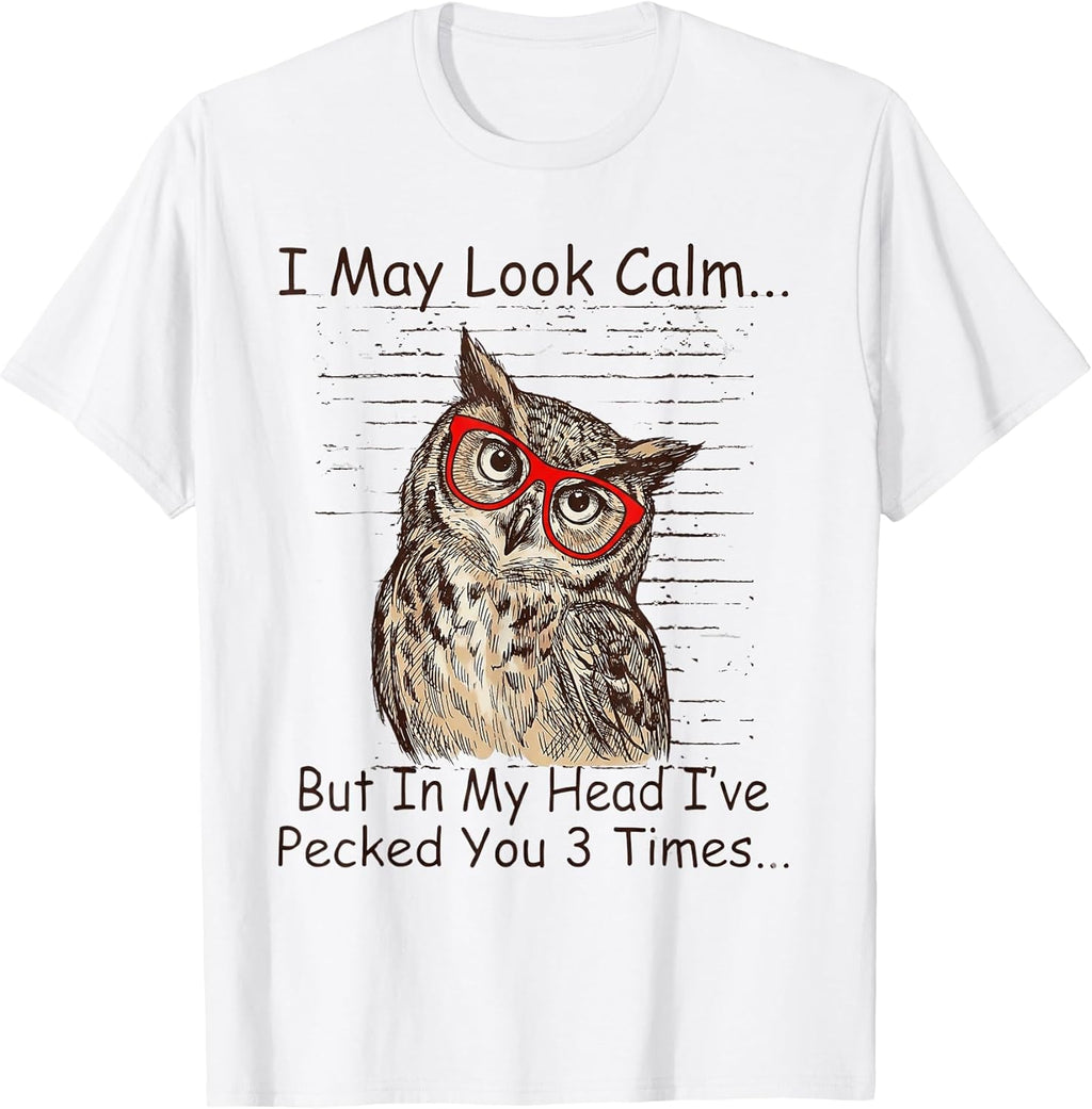 Funny owl Bird lovers sarcastic joke tees