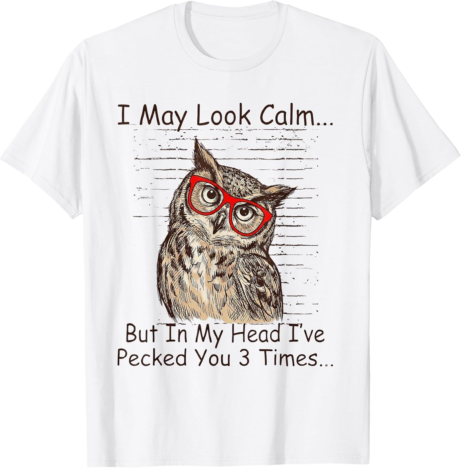 Funny owl Bird lovers sarcastic joke tees