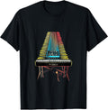 Pedal Steel Guitar Guitarist Band Music 80s Retro Vintage T-Shirt