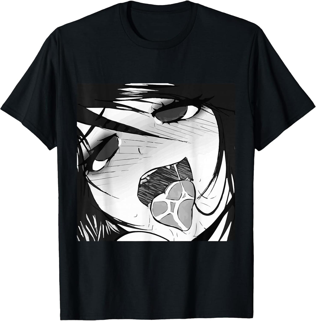 Ecchi Otaku Hentai Waifu Ahegao Girl Manga Anime T-Shirt T-Shirt