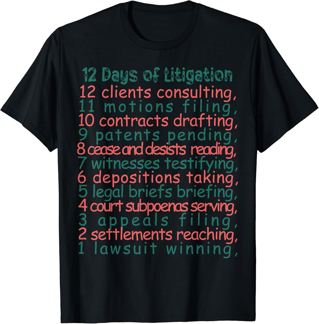 Xmas Merch Gag Gifts for Lawyers by Hh River Shop