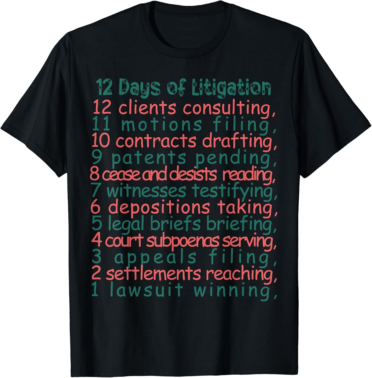 Xmas Merch Gag Gifts for Lawyers by Hh River Shop