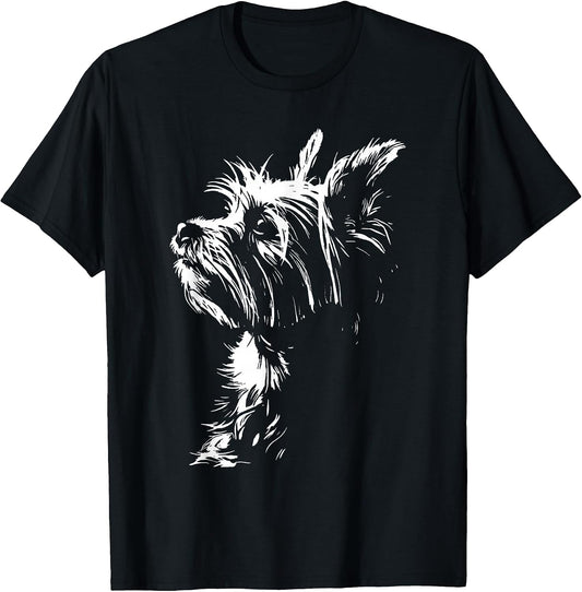 Yorkshire Terrier Lover Cute Yorkie Dog Sketch