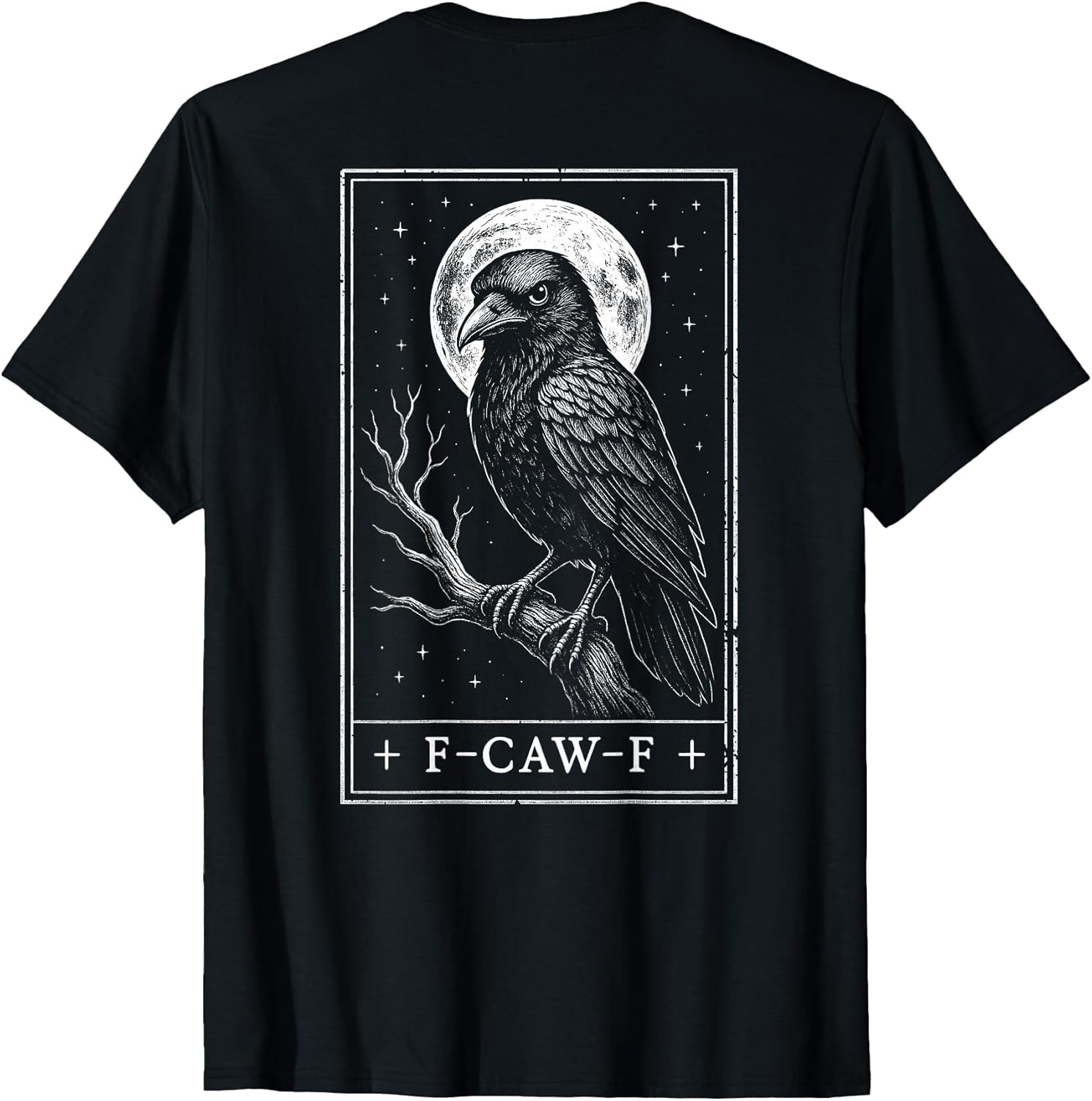 F-CAW-F Meme Raven Gothic Halloween Graphic Tees