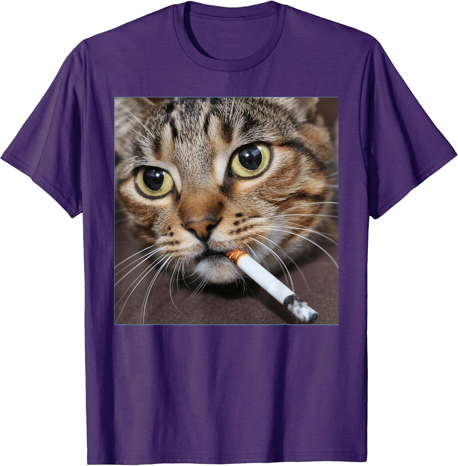 Smoking Cat Meme t -shir t
