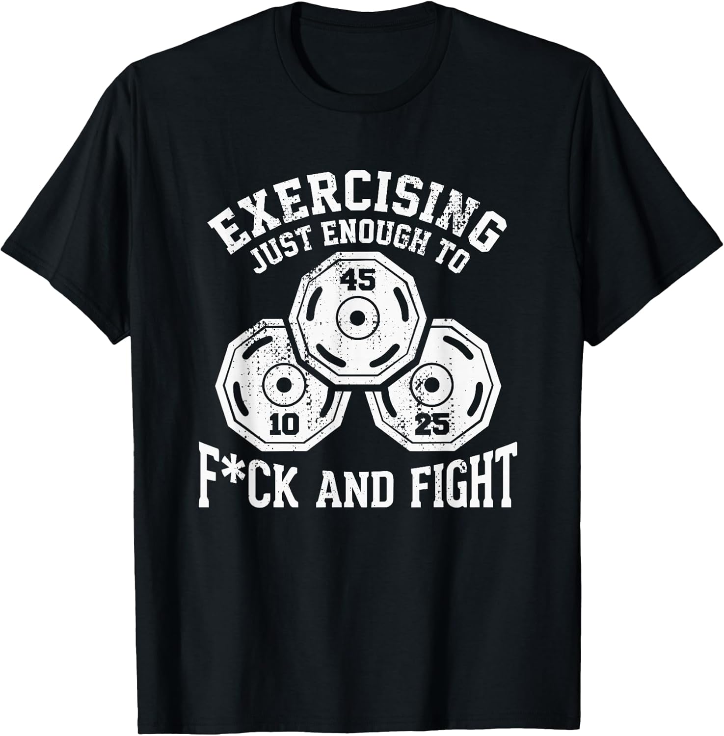 Exercising Enough To F And Fight Funny Gym Humor