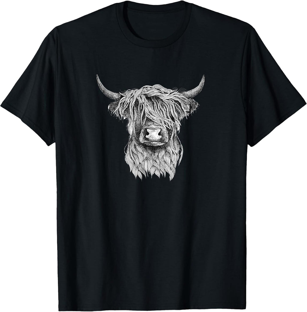 Highland Cow Wildlife T-Shirts