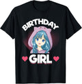 Anime Manga Birthday Girl Birthday T-Shirt