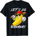 Cute Let's Go Bananas Baseball For Men Women Kids