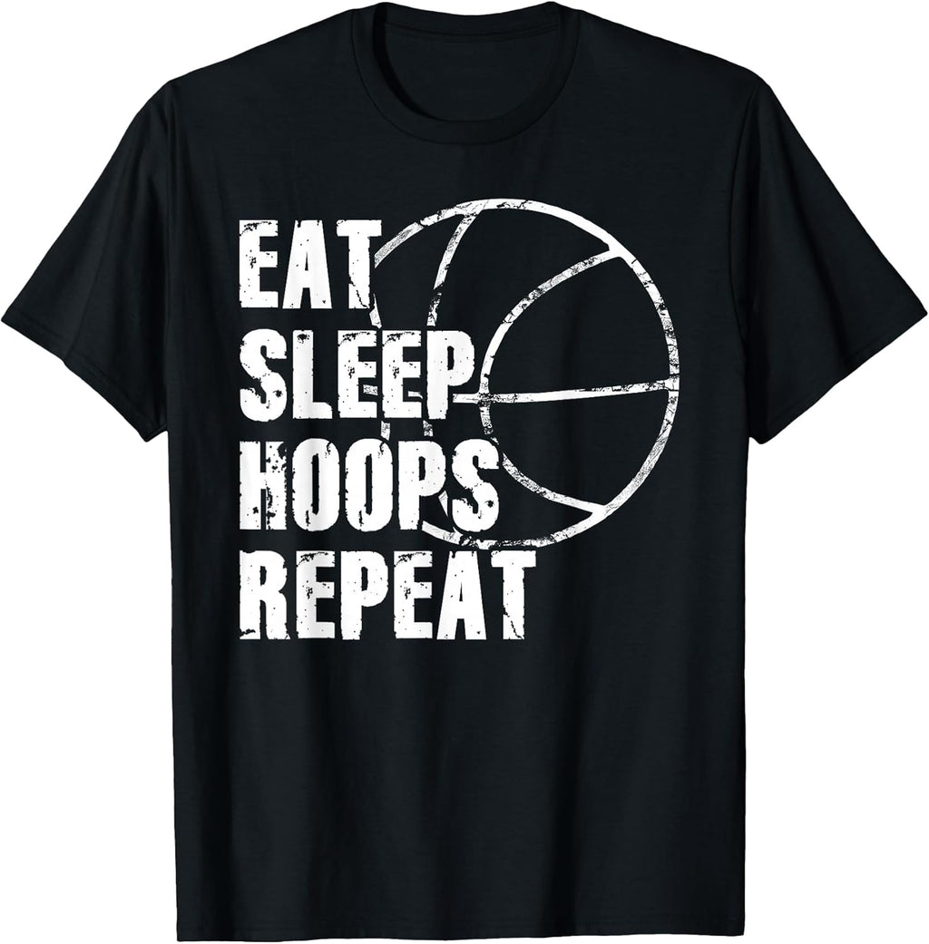 Eat Sleep Hoops Repeat Girls Basketball Stuff