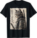Japanese Ukiyo-e Samurai Cat Warriors