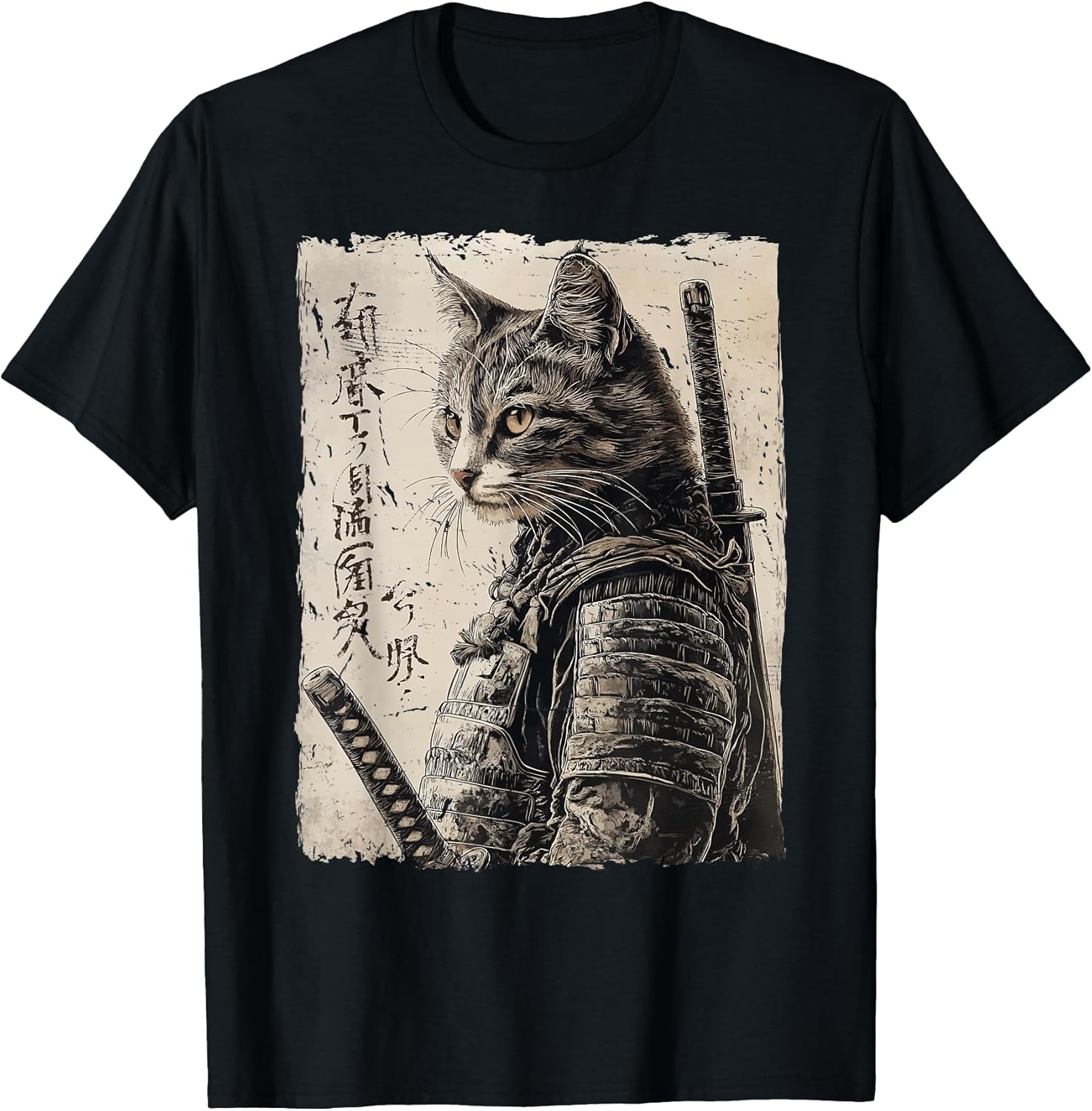 Japanese Ukiyo-e Samurai Cat Warriors