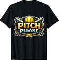 Pitch Please Funny Softball Player Pun Merch