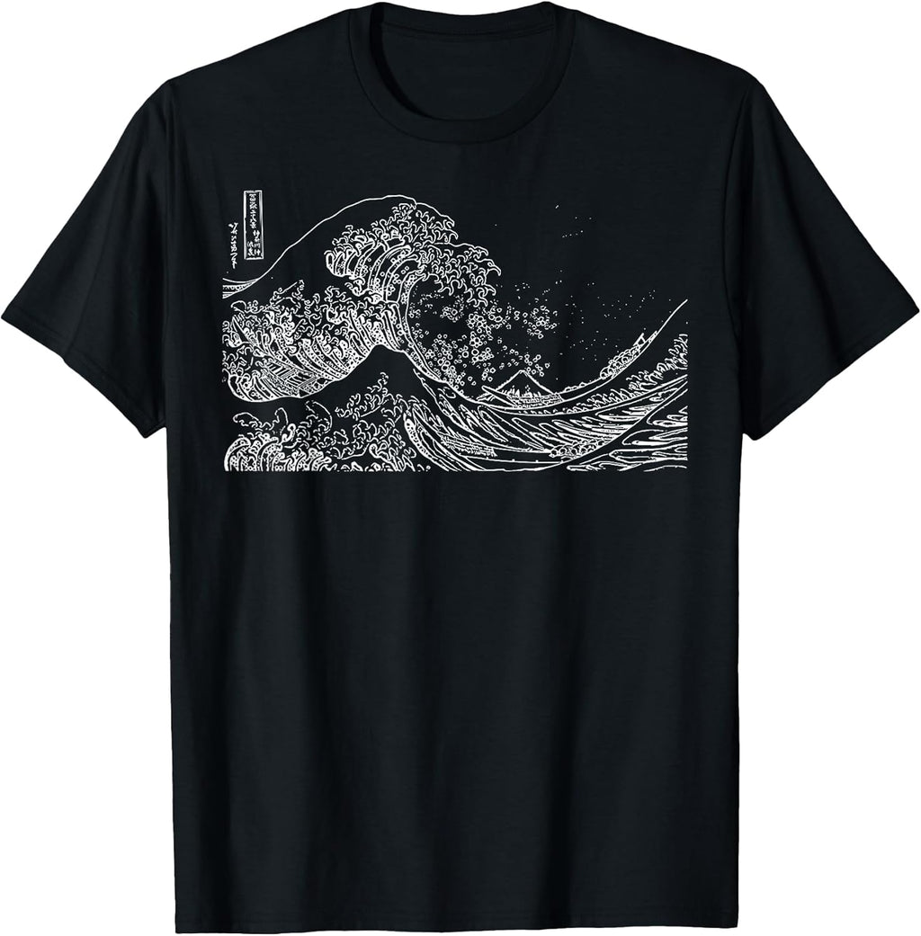 Japanese Wave Ocean Traditional Japan Men's Graphic T-Shirt