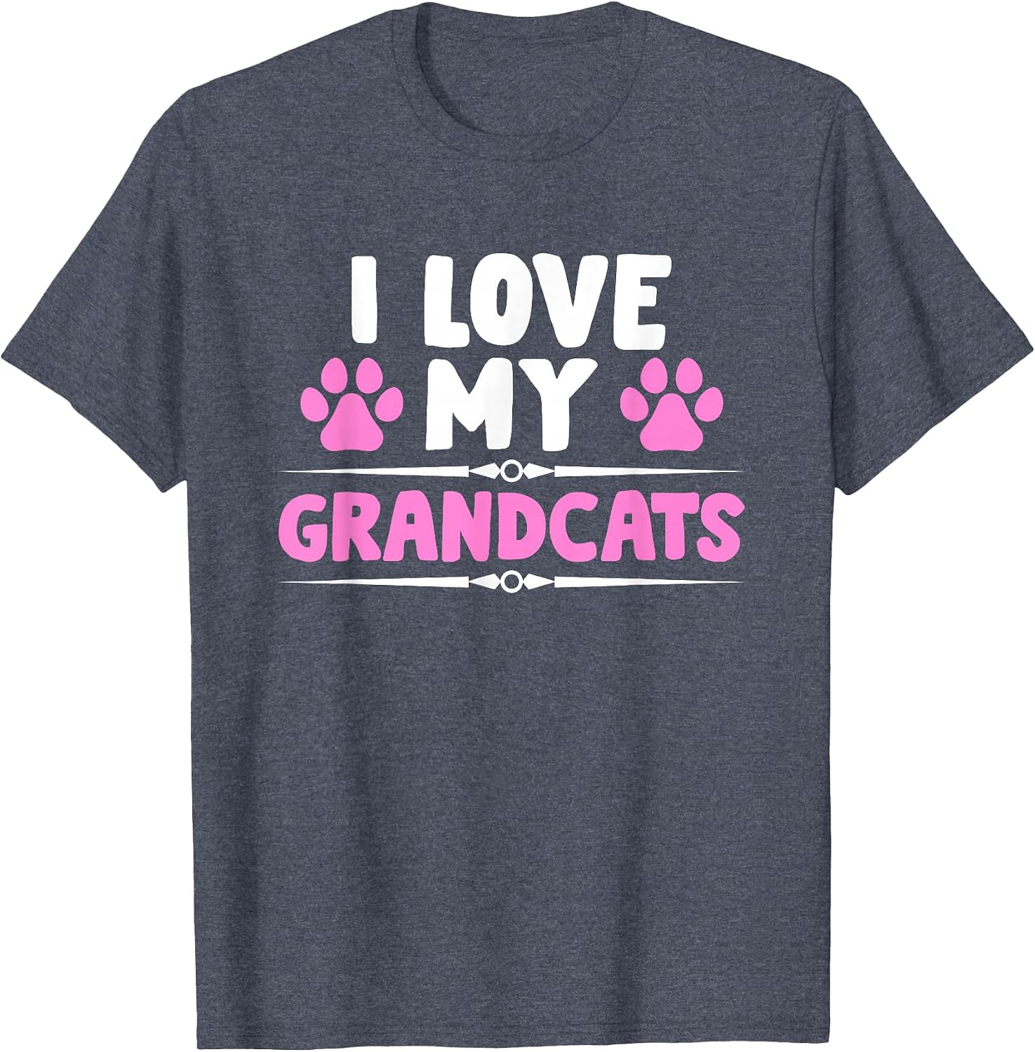 I love my Grandcats - Cat Lover Granddad Grandma Grandparent T-Shirt