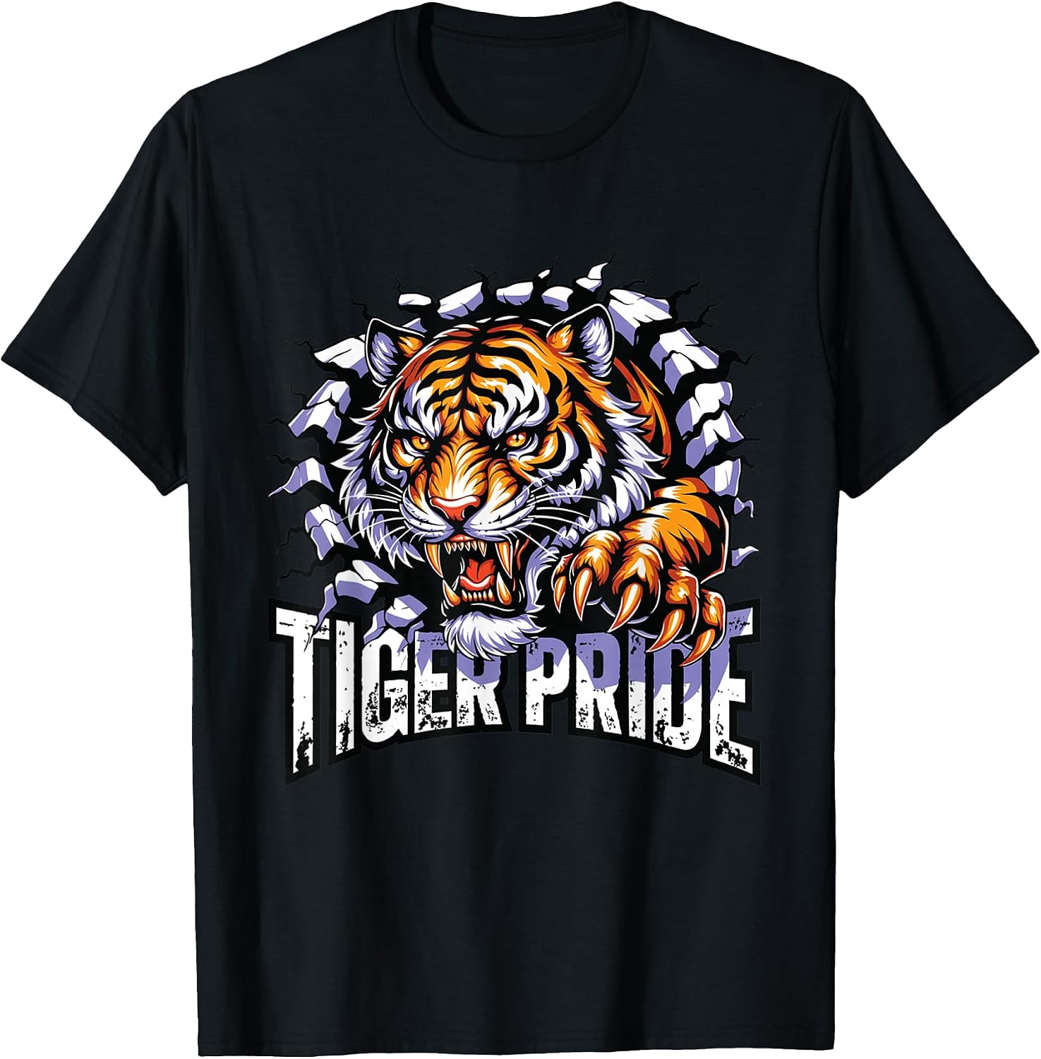 Tiger Pride Retro Vintage