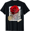 Streetwear Graphic Dark Floral Urban Aesthetic, ON Back T-Shirt