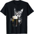Cat Beer Y2k Vintage 90s Men Women Tees