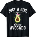 Just A Girl Who Loves Avocado Shirt Gifts