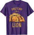 Funny Lions Zoo Safari Sleeping Lion Design