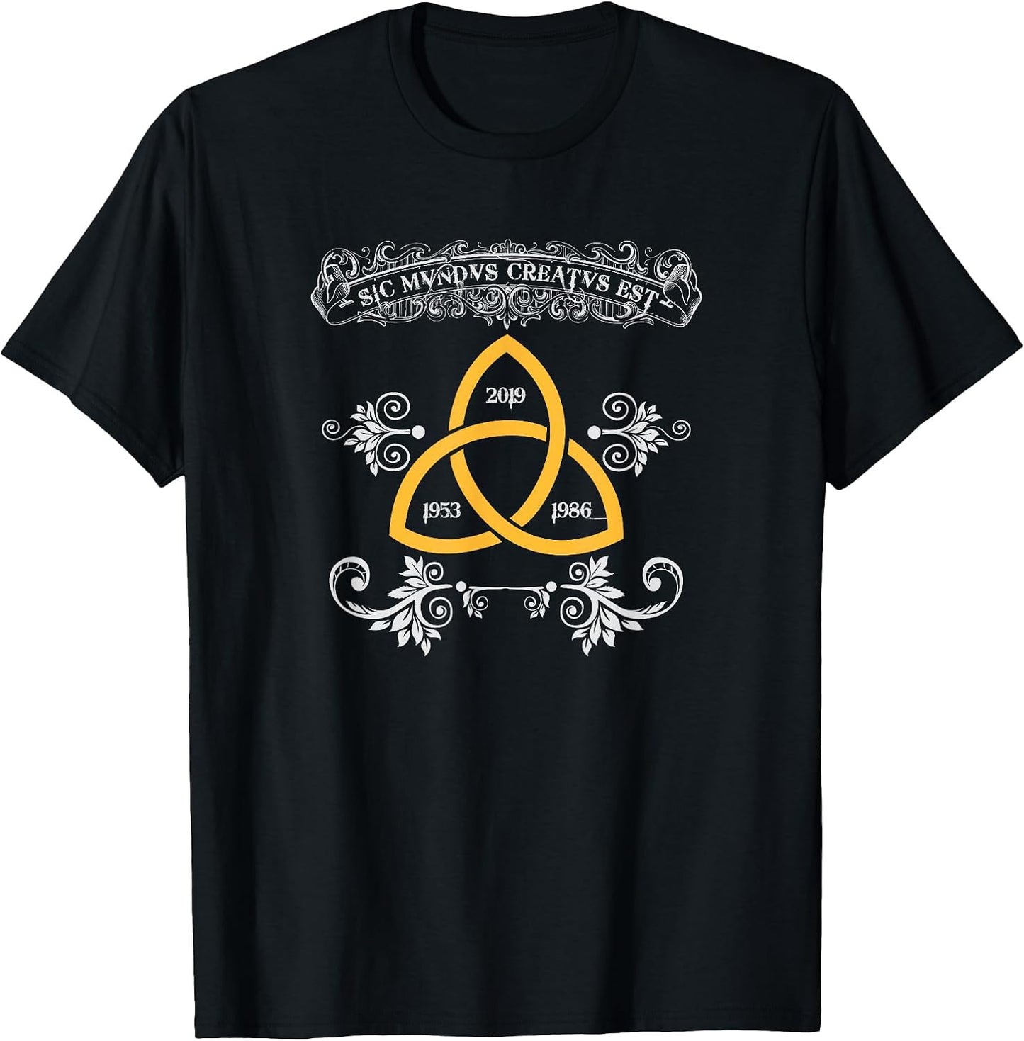 Dark Sic Mundus Creatus Est Shirts Series Gift Tee