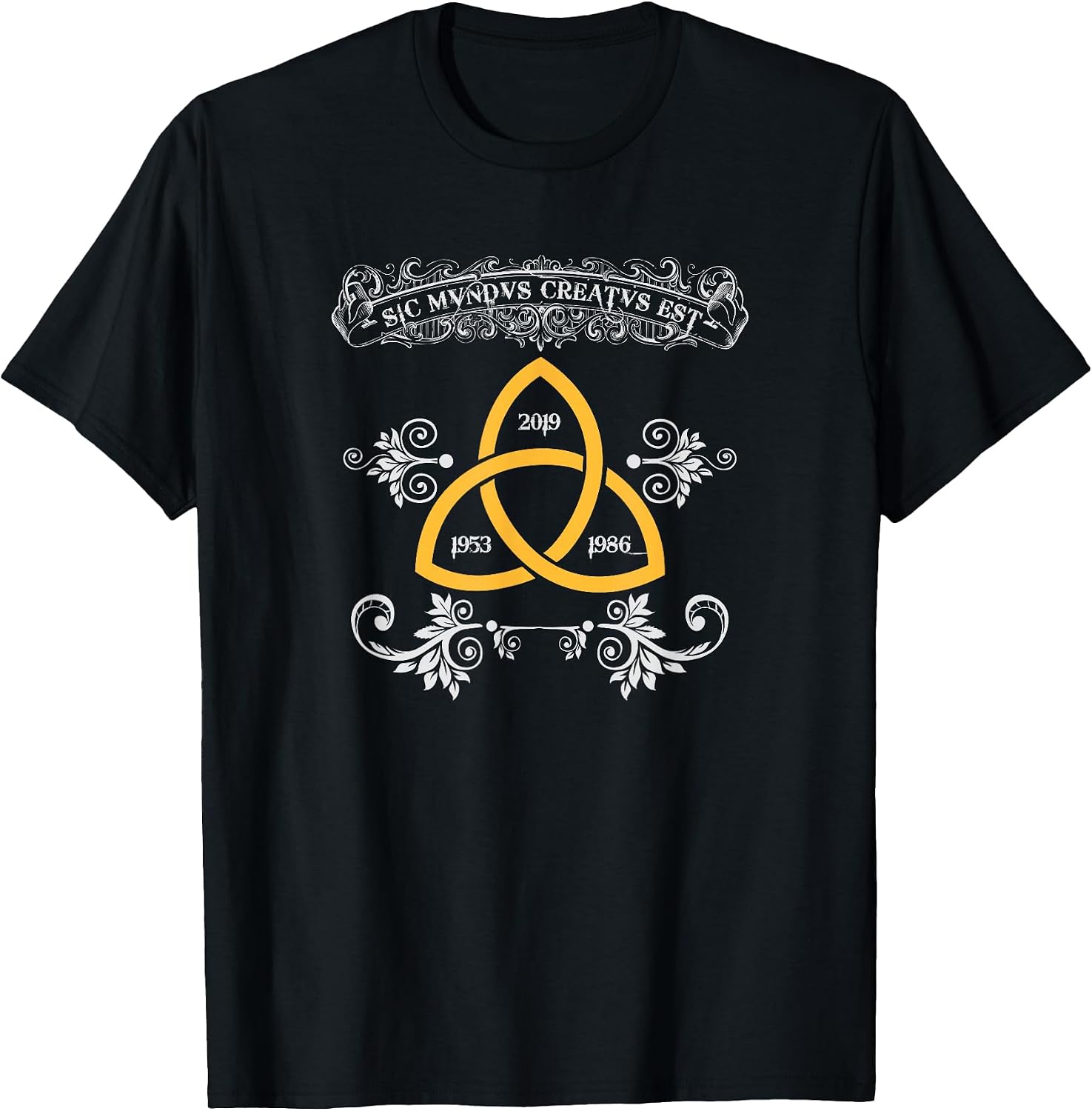 Dark Sic Mundus Creatus Est Shirts Series Gift Tee