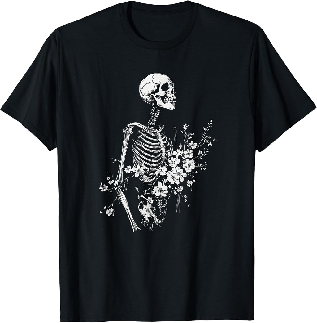 The Floral Goth Skeleton Merch