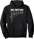 Funny Size Matter Bullet Measure Up Tee Shirt