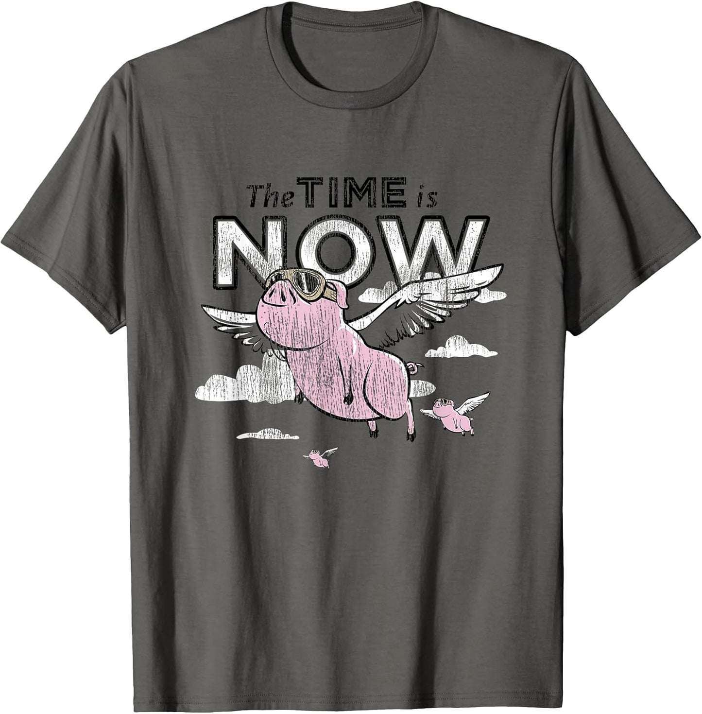The Time Is Now Flying Pig