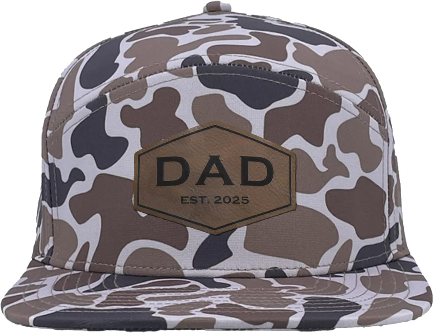 Custom Dad Trucker Hat Personalized Leather Patch Baseball Caps Men & Women