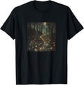 Forest With Fireflies Vintage Landscape Merch