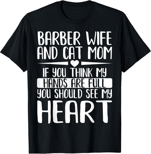 Cool Barber Wife Quote Merch