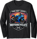This Boy Loves Motorcycles Street Motorbike Merch