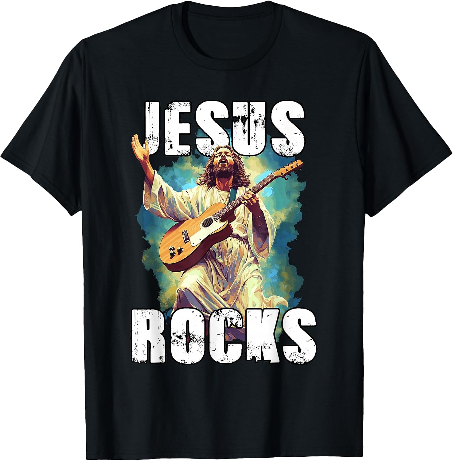 Funny Jesus Rocks The World Gift Idea