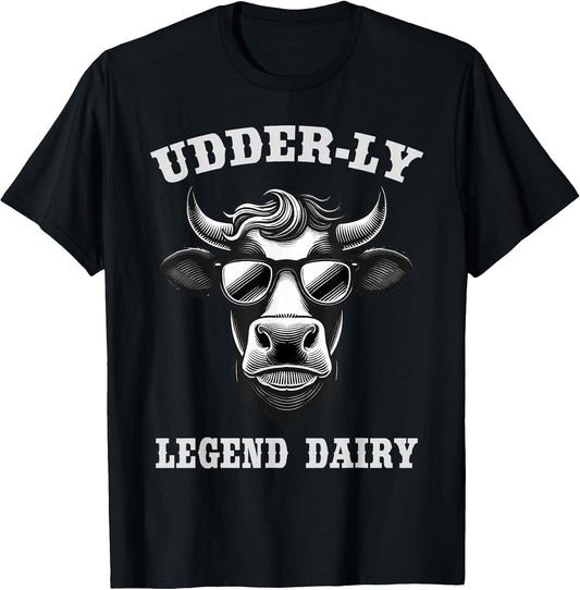 Funny cow cowgirls farmer western country designs