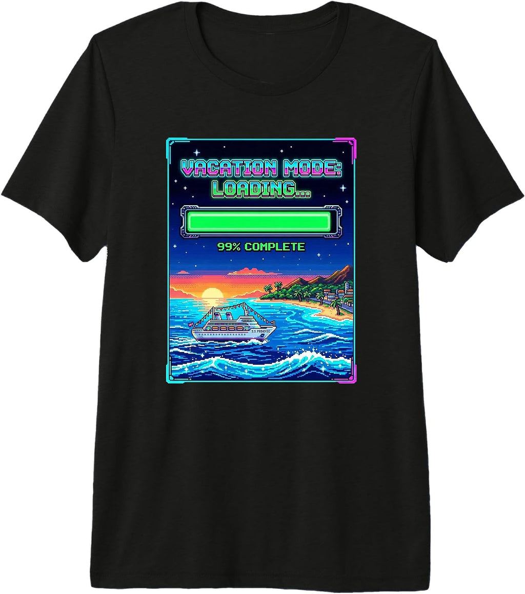 Gamer Cruise Vacation Retro Video Gaming Designs