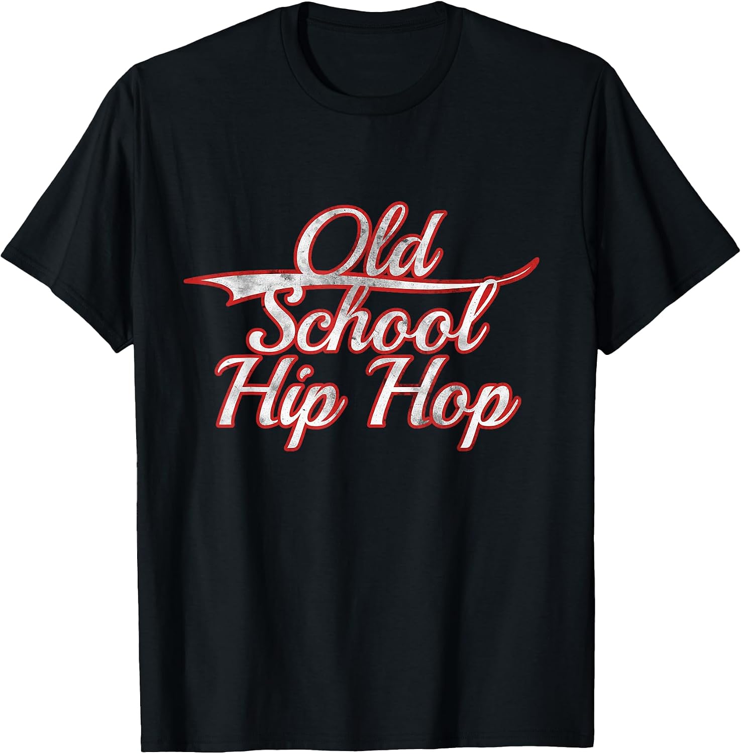 Old School Hip Hop Distressed Throwback Style