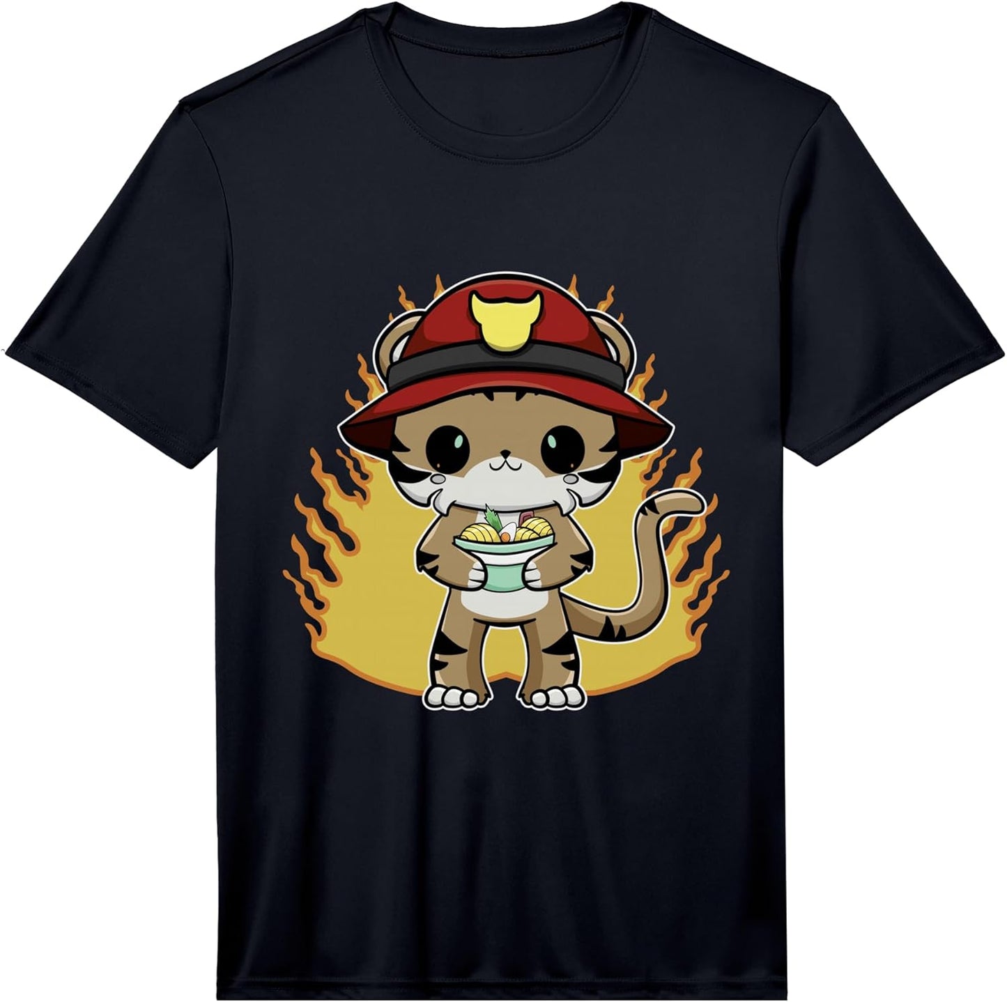 Tiger Kitten Firefighter Ramen Anime Merch