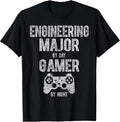Engineering Major By Day Gamer By Night Tees