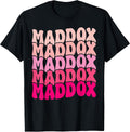 Personalized Name I Love Maddox 80's Groovy