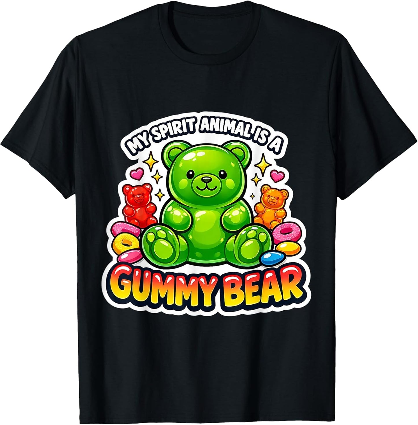 My Spirit Animal Is A Gummy Bear Funny Candy Merch