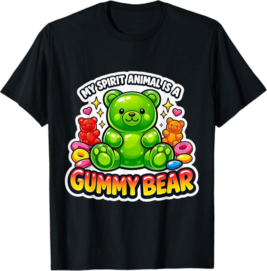 My Spirit Animal Is A Gummy Bear Funny Candy Merch