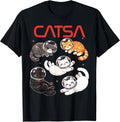 CATSA Cat Astronaut Universe Space Kitten Lover Women Galaxy T-Shirt
