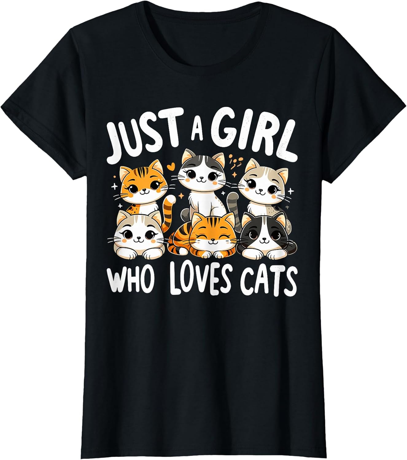 Cats Lover Just A Girl Who Loves Cat T-Shirt