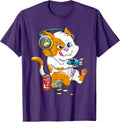 Kawaii Cat Gaming Apparel for Video Gamer