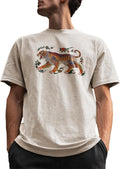 Street Graphic Shirts for Men Solid 100% Cotton Acid Washed Mens Oversized Summer Gym Apparel