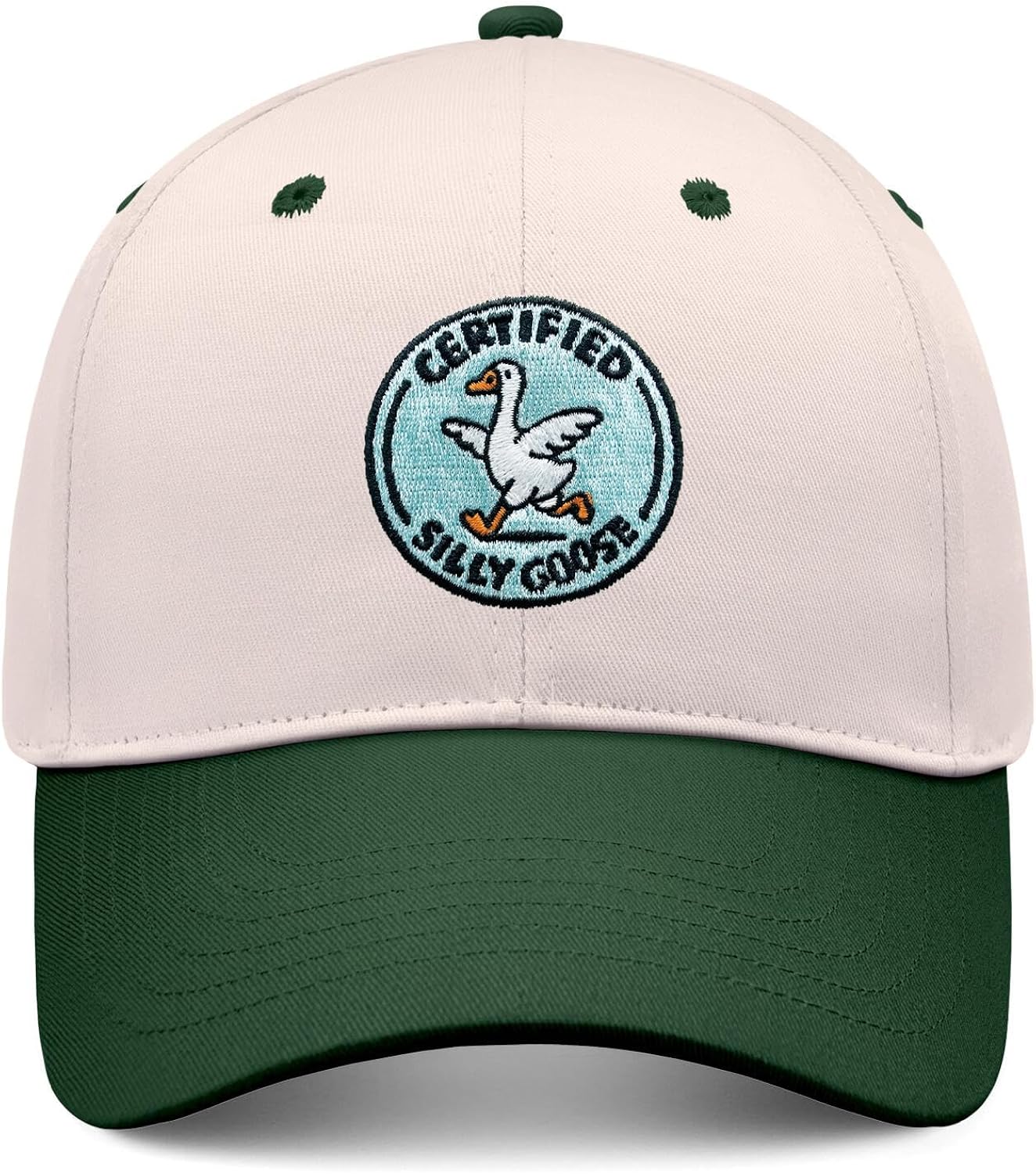 Silly Goose Baseball Cap, Funny Embroidered Hat for Men Women, Trendy Gift Vintage Trucker Hats,Snapback Caps Dad