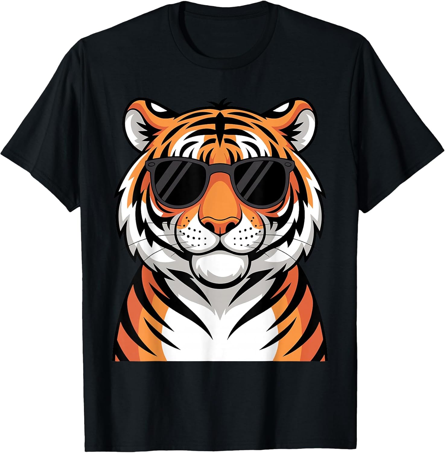 Tiger Costume for Men Women Boys Zoo Tiger Print Tiger Lover T-Shirt